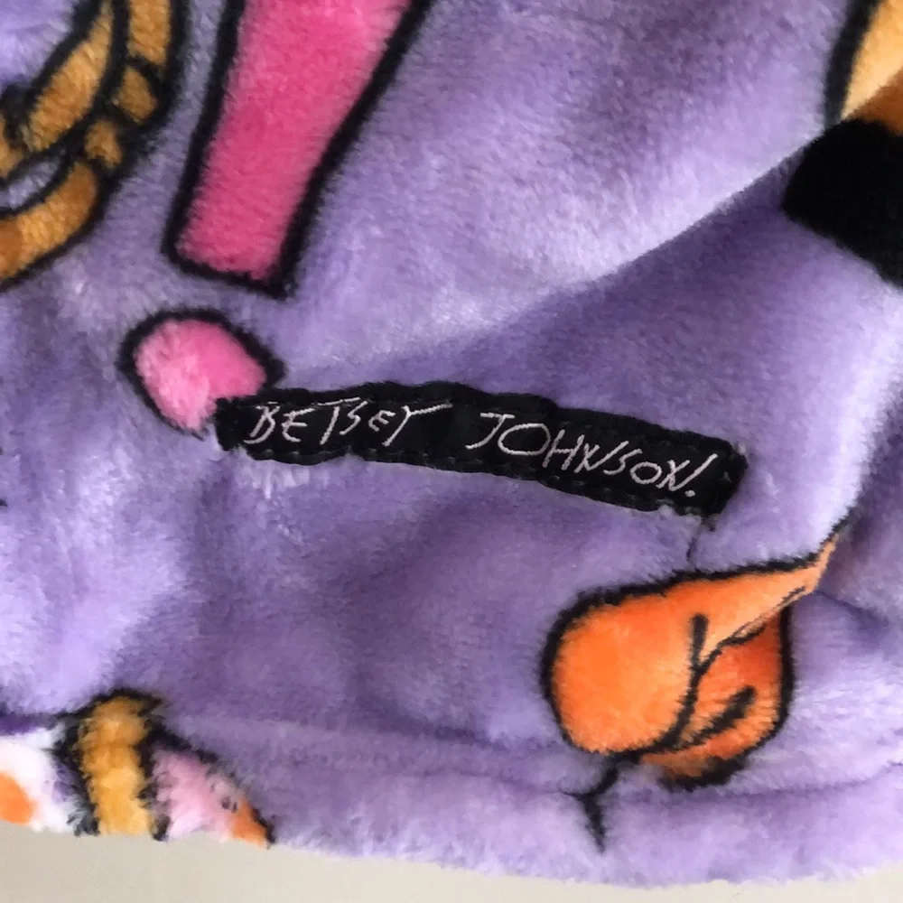 Purple Halloween Western Ghost Print Throw Blanket
